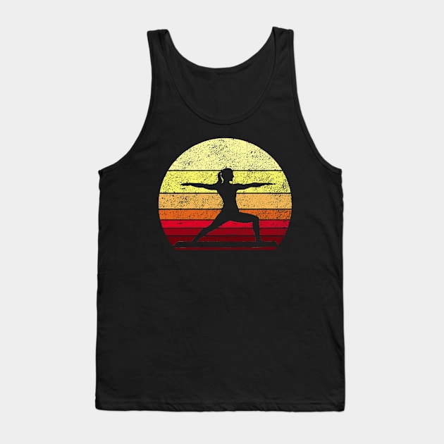 Yoga Sunset Tank Top by heliconista